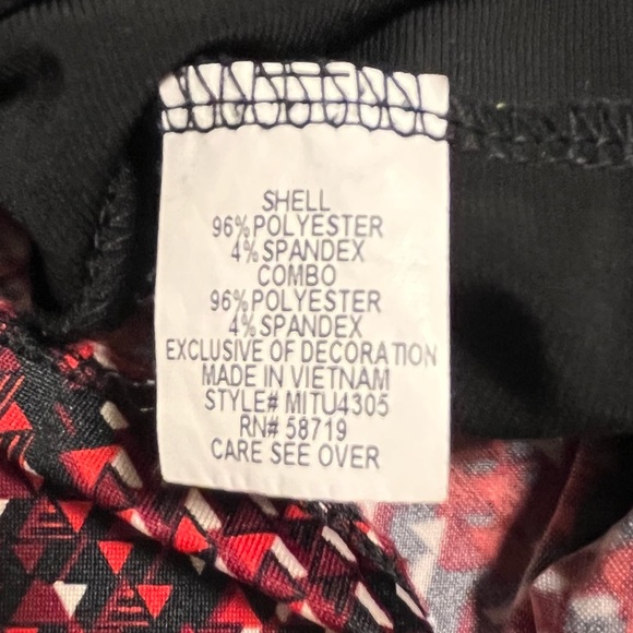 Notations Stylish Chic Comfy Pullover , Sz L, Black with Geometric Pattern - Picture 6 of 7